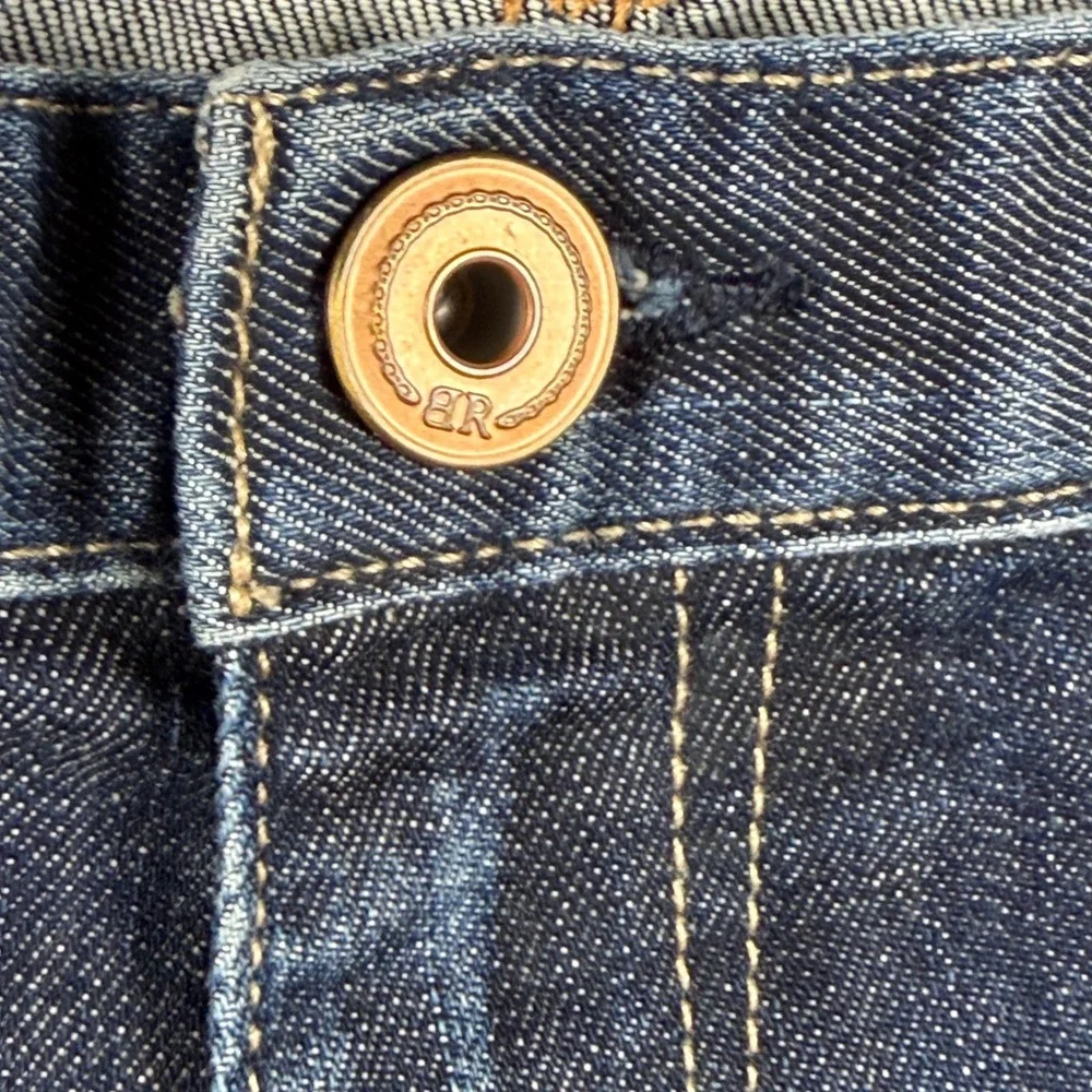Banana Republic Mens Dark Straight Blue Jeans 32 Classic Denim Pants Y2K